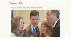 Desktop Screenshot of accountedfor.net