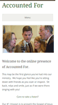 Mobile Screenshot of accountedfor.net